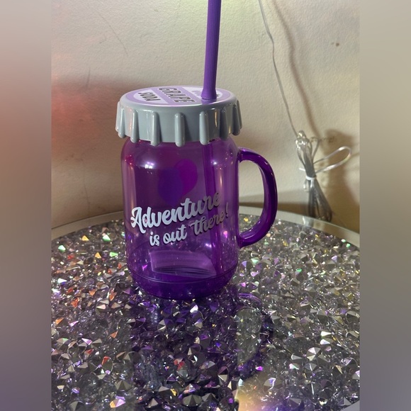 Disney Grape Soda cup with straw. - Picture 3 of 4